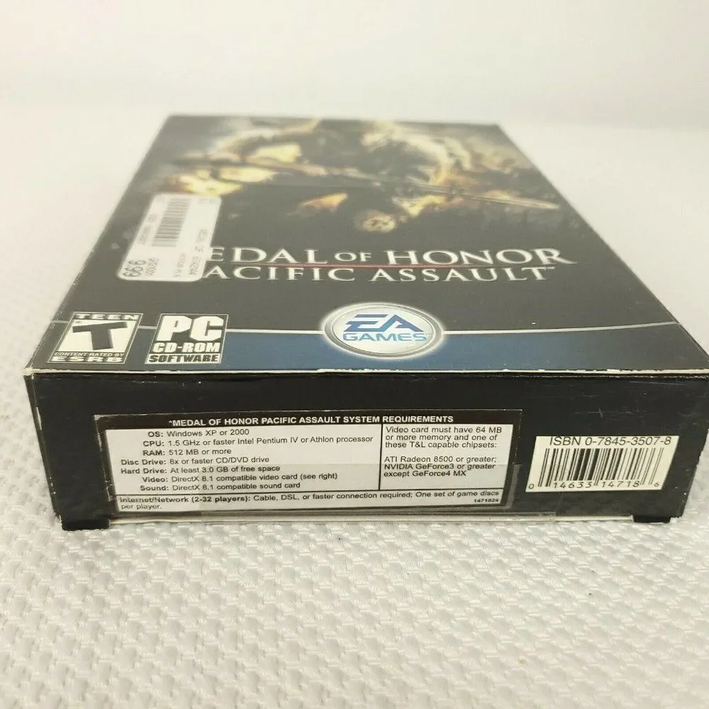 Medal of Honor Pacific Assault PC EA Games 2004 CD